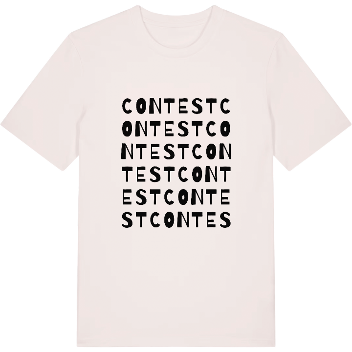 Contest wordplay t-shirt – t-shirt from PinShirt
