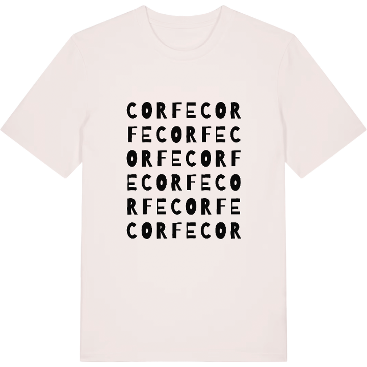 Corfe wordplay t-shirt – t-shirt from PinShirt