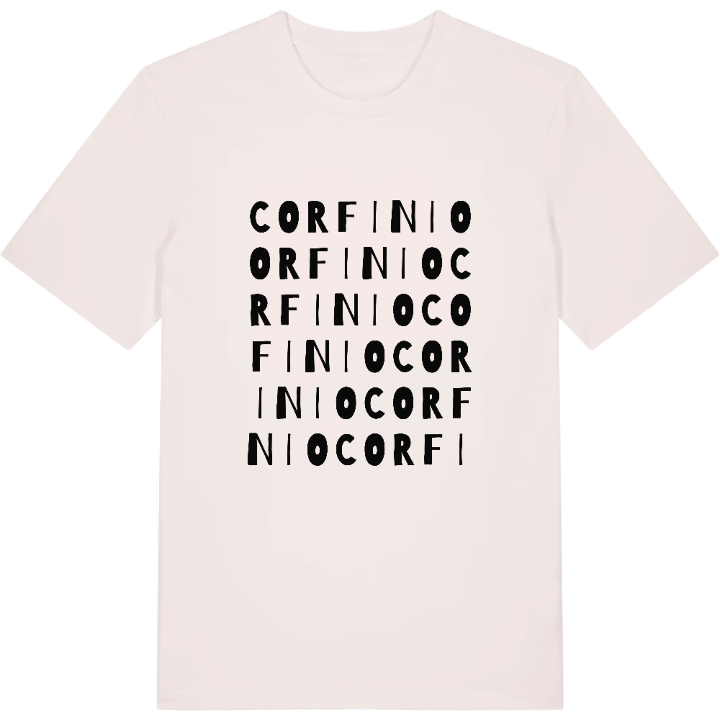 Corfinio wordplay t-shirt – t-shirt from PinShirt