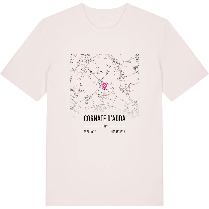 Cornate d'Adda map t-shirt – t-shirt from PinShirt