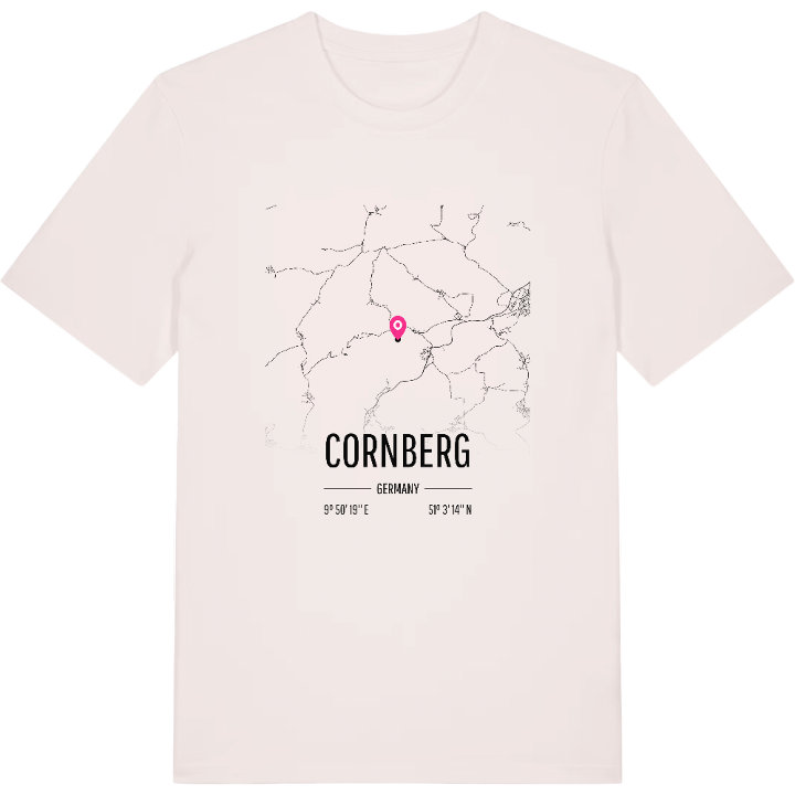 Cornberg map t-shirt – t-shirt from PinShirt