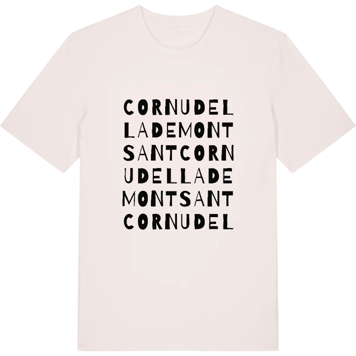 Cornudella de Montsant wordplay t-shirt – t-shirt from PinShirt