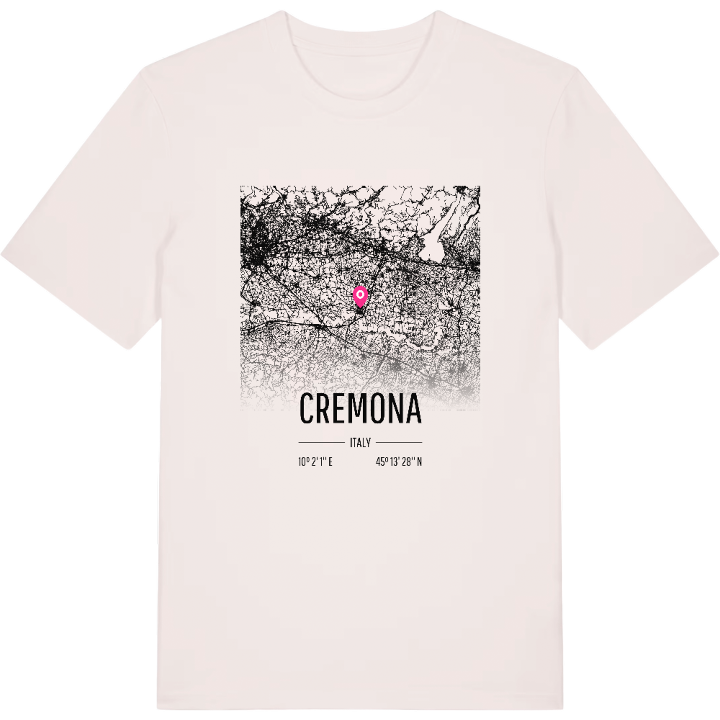 Cremona map t-shirt – t-shirt from PinShirt
