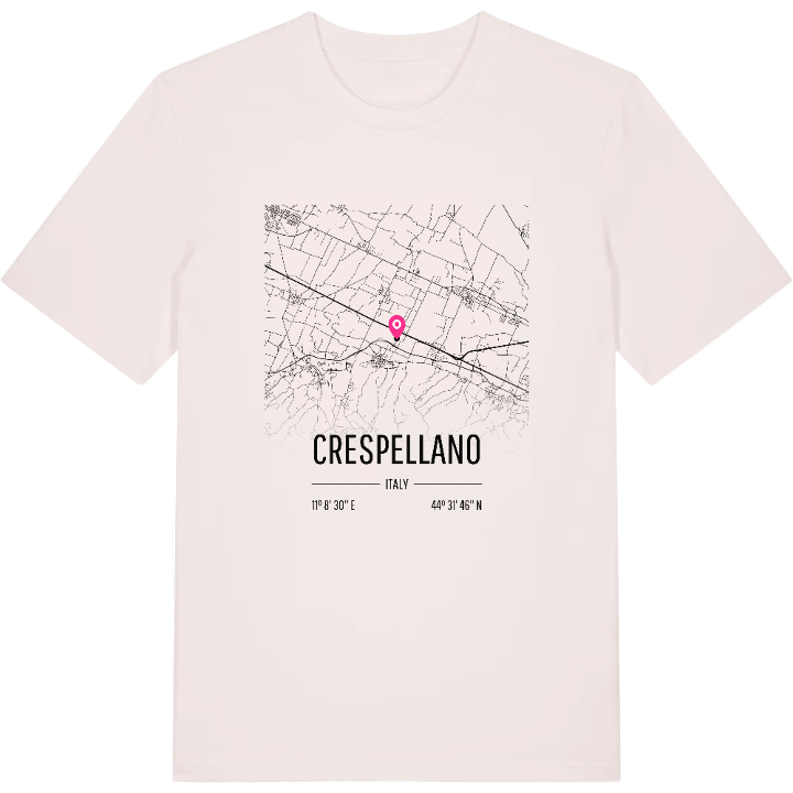 Crespellano map t-shirt – t-shirt from PinShirt