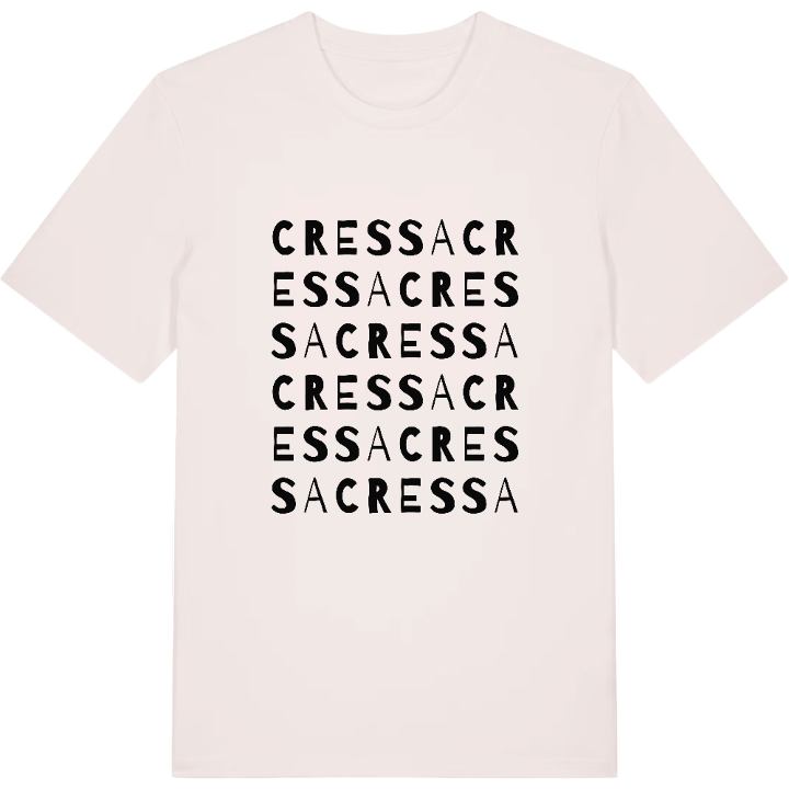 Cressa wordplay t-shirt – t-shirt from PinShirt