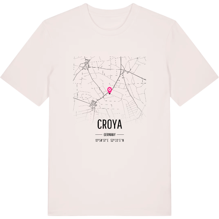 Croya map t-shirt – t-shirt from PinShirt