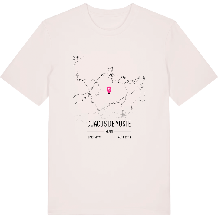 Cuacos de Yuste map t-shirt – t-shirt from PinShirt