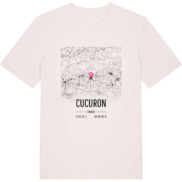 Cucuron map t-shirt – t-shirt from PinShirt