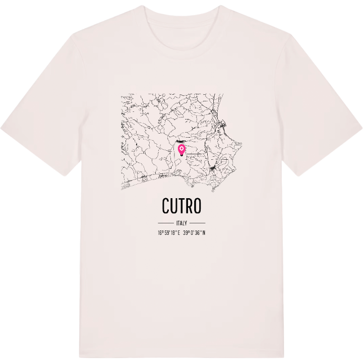 Cutro map t-shirt – t-shirt from PinShirt