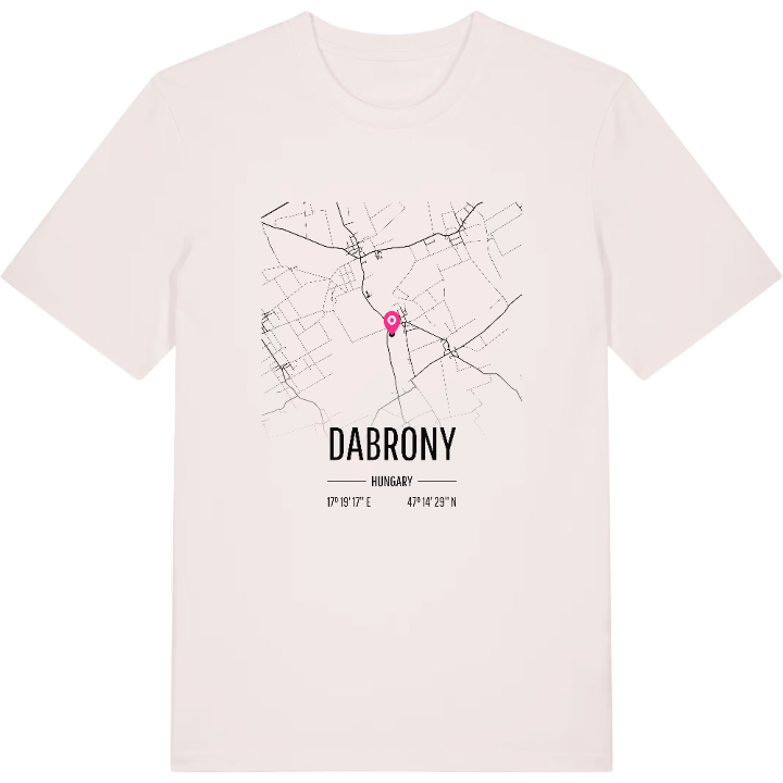 Dabrony map t-shirt – t-shirt from PinShirt