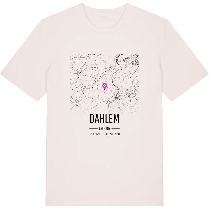Dahlem map t-shirt – t-shirt from PinShirt
