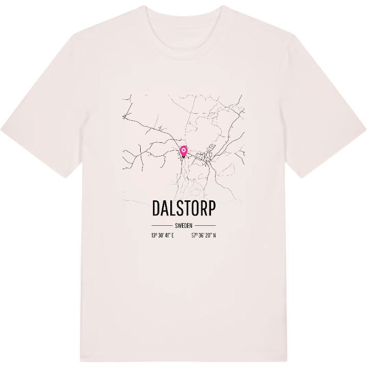 Dalstorp map t-shirt – t-shirt from PinShirt