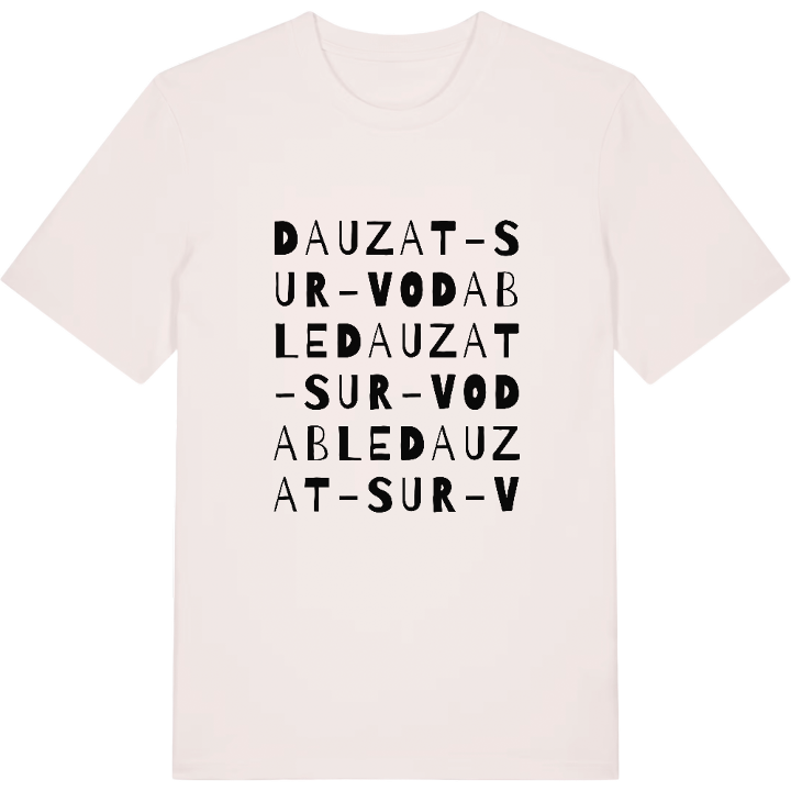 Dauzat-sur-Vodable wordplay t-shirt – t-shirt from PinShirt