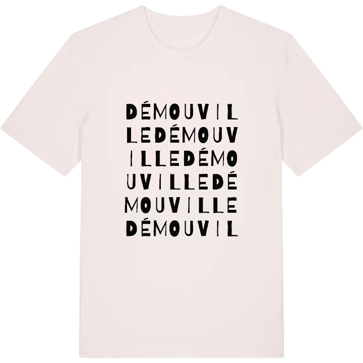 Démouville wordplay t-shirt – t-shirt from PinShirt