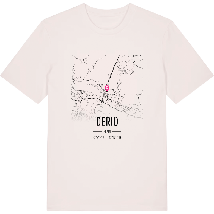 Derio map t-shirt – t-shirt from PinShirt