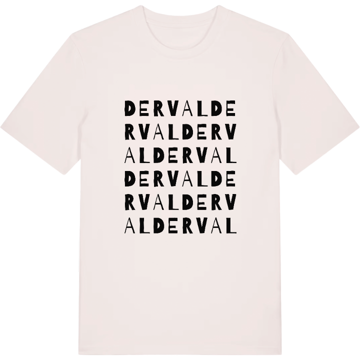 Derval wordplay t-shirt – t-shirt from PinShirt