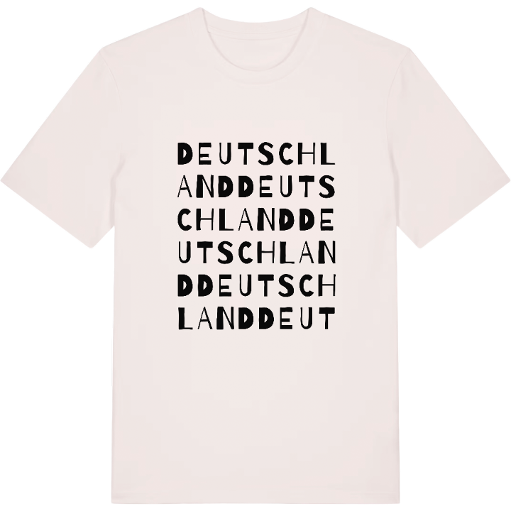 Deutschland wordplay t-shirt – t-shirt from PinShirt