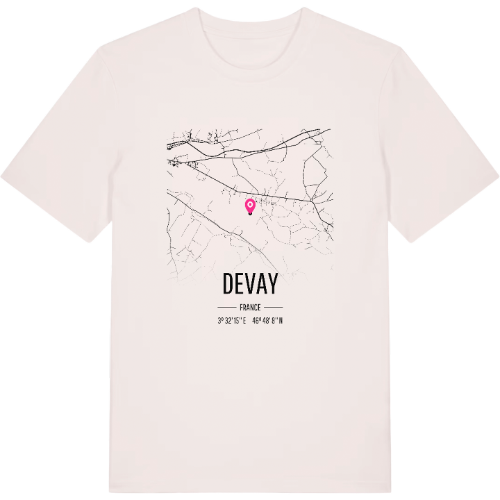 Devay map t-shirt – t-shirt from PinShirt