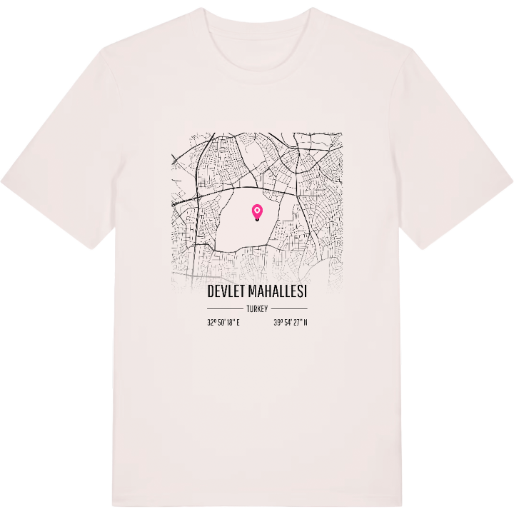 Devlet Mahallesi map t-shirt – t-shirt from PinShirt