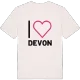 Jag älskar Devon t-shirt stort tryck
