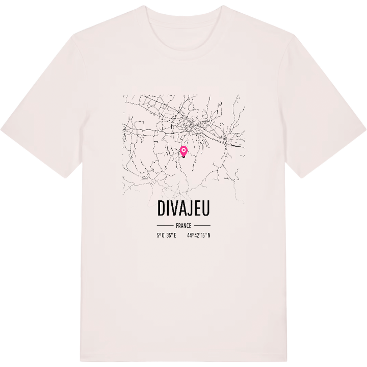 Divajeu map t-shirt – t-shirt from PinShirt