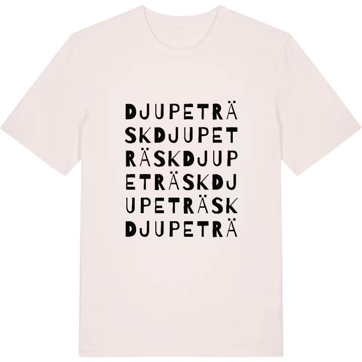Djupeträsk wordplay t-shirt – t-shirt from PinShirt