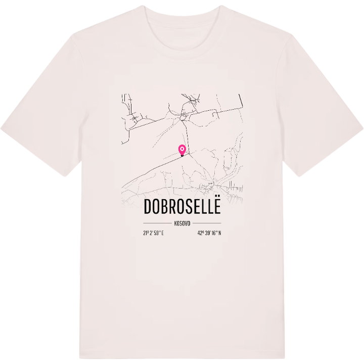 Dobrosellë map t-shirt – t-shirt from PinShirt