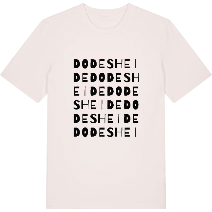 Dodesheide wordplay t-shirt – t-shirt from PinShirt