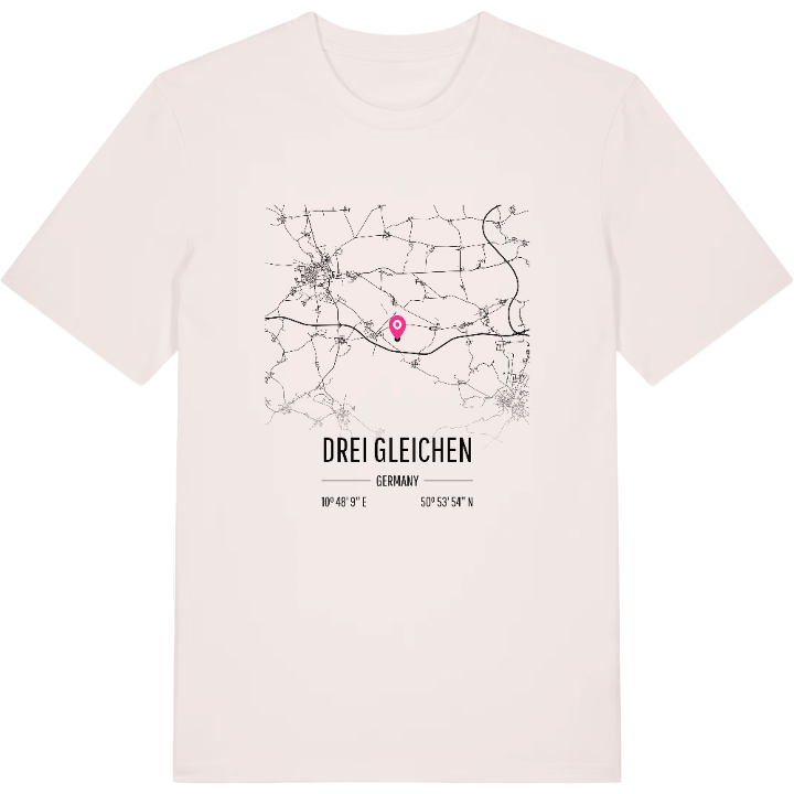 Drei Gleichen map t-shirt – t-shirt from PinShirt