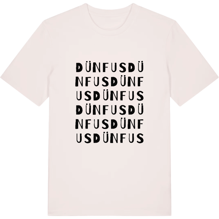 Dünfus wordplay t-shirt – t-shirt from PinShirt