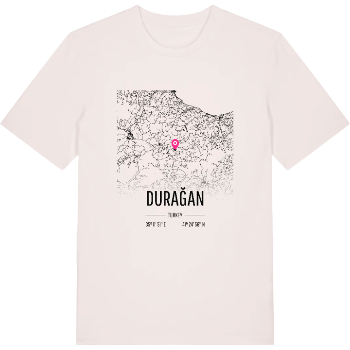Durağan map t-shirt – t-shirt from PinShirt