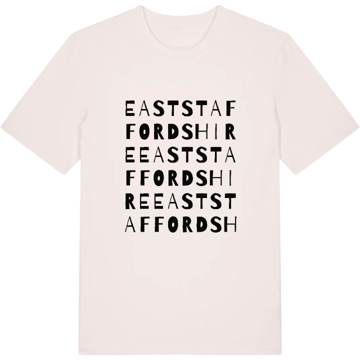 East Staffordshire wordplay t-shirt – t-shirt from PinShirt