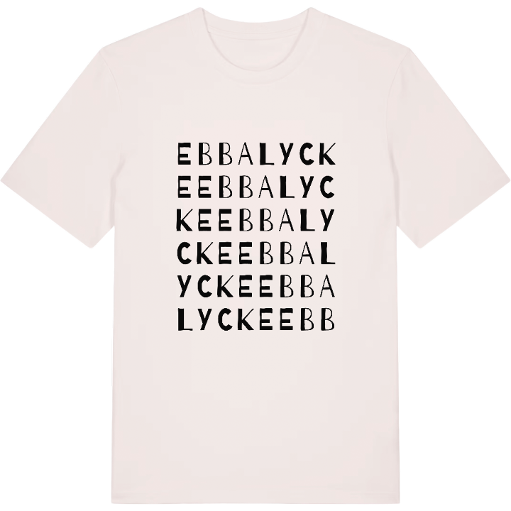 Ebbalycke wordplay t-shirt – t-shirt from PinShirt