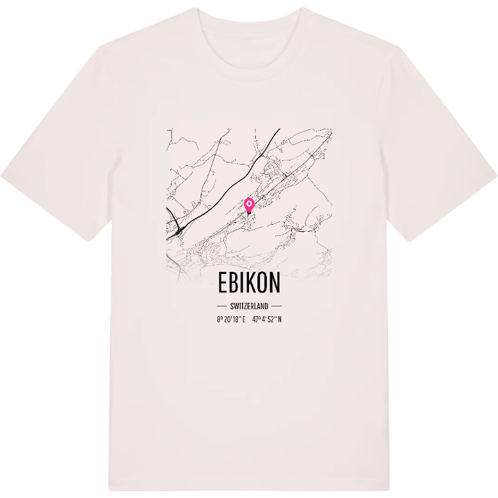 Ebikon map t-shirt – t-shirt from PinShirt