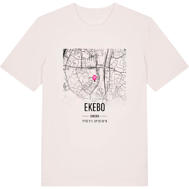 Ekebo map t-shirt – t-shirt from PinShirt
