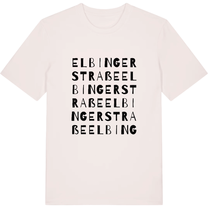 Elbinger Straße wordplay t-shirt – t-shirt from PinShirt