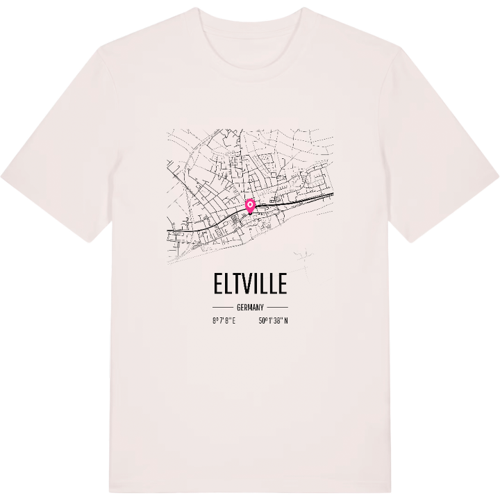 Eltville map t-shirt – t-shirt from PinShirt