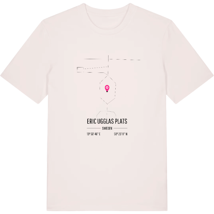 Eric Ugglas Plats map t-shirt – t-shirt from PinShirt