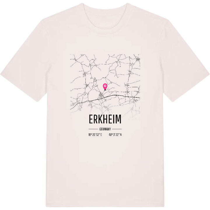 Erkheim map t-shirt – t-shirt from PinShirt