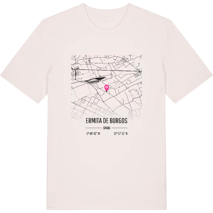 Ermita de Burgos map t-shirt – t-shirt from PinShirt