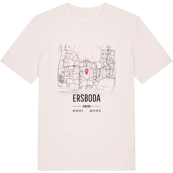 Ersboda map t-shirt – t-shirt from PinShirt