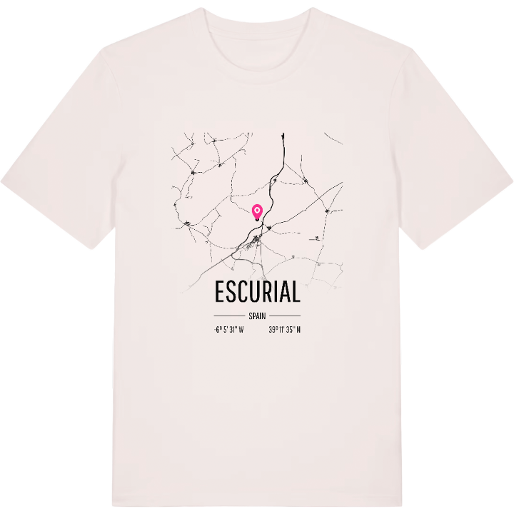 Escurial map t-shirt – t-shirt from PinShirt