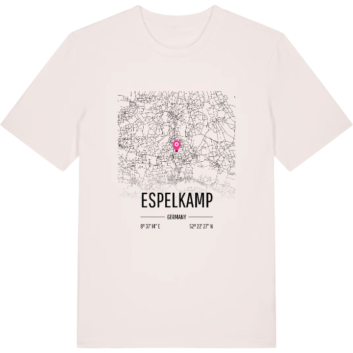 Espelkamp map t-shirt – t-shirt from PinShirt