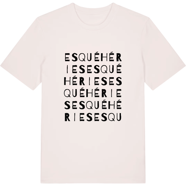 Esquéhéries wordplay t-shirt – t-shirt from PinShirt