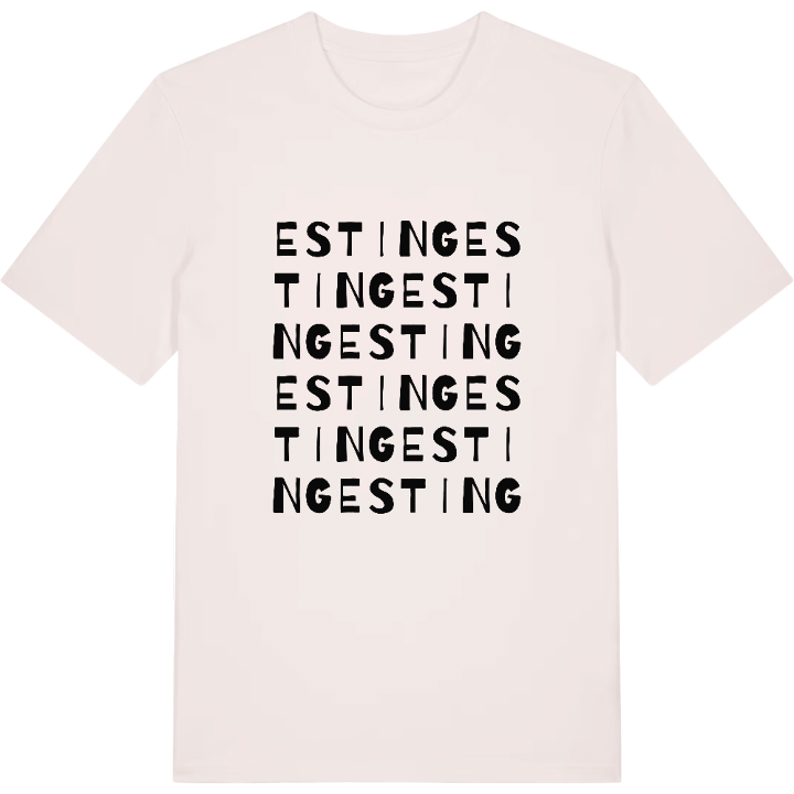 Esting wordplay t-shirt – t-shirt from PinShirt