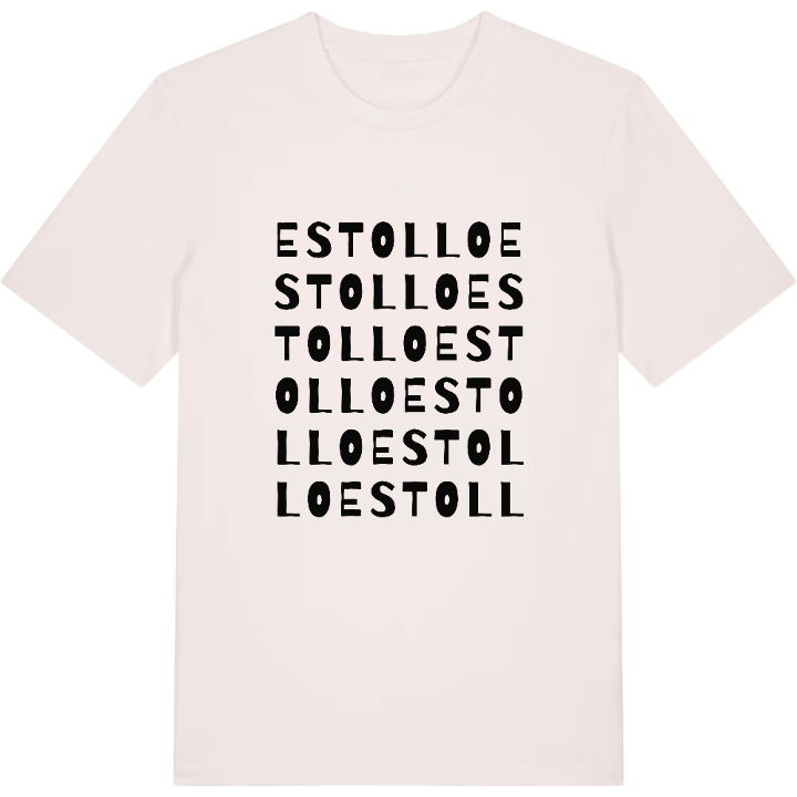 Estollo wordplay t-shirt – t-shirt from PinShirt