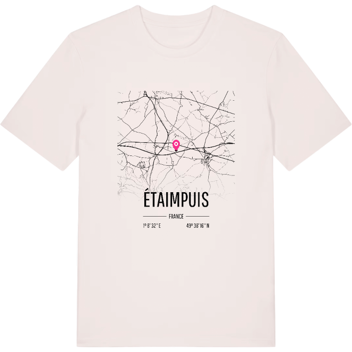 Étaimpuis map t-shirt – t-shirt from PinShirt