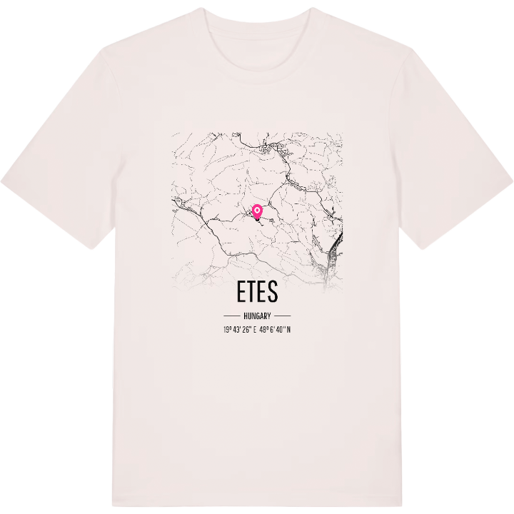 Etes map t-shirt – t-shirt from PinShirt