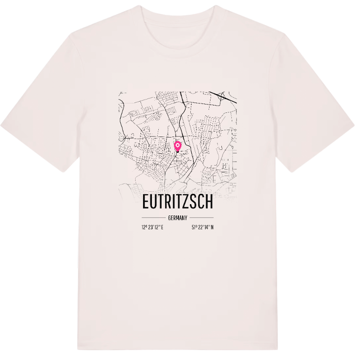 Eutritzsch map t-shirt – t-shirt from PinShirt