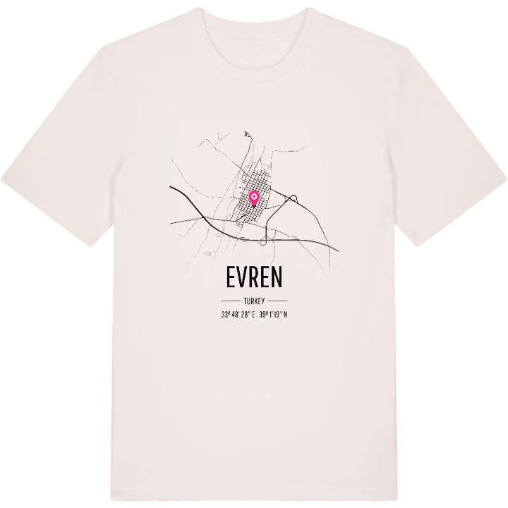 Evren map t-shirt – t-shirt from PinShirt